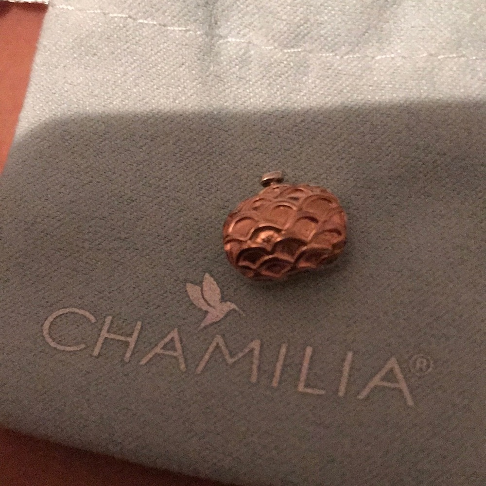 Chamilla Evening Bag Rose Gold Charm